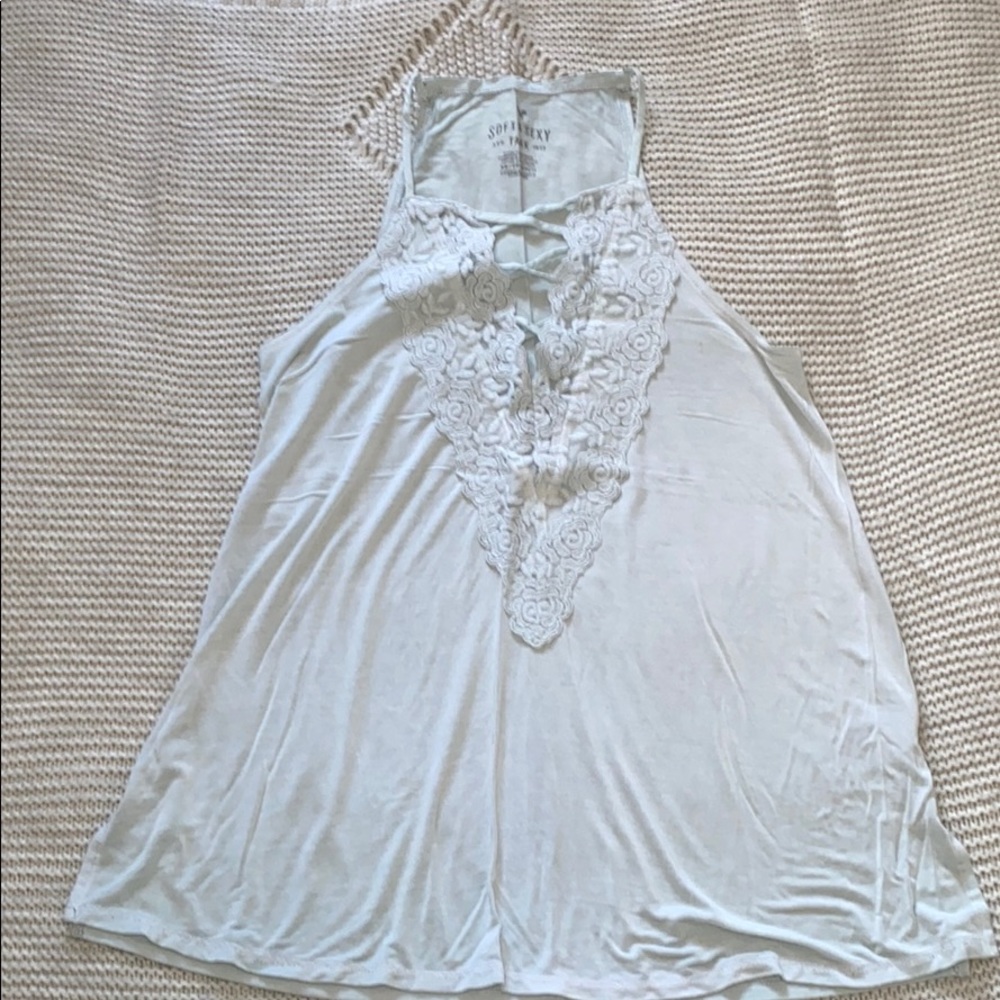 American Eagle Outfitters lace up tank top